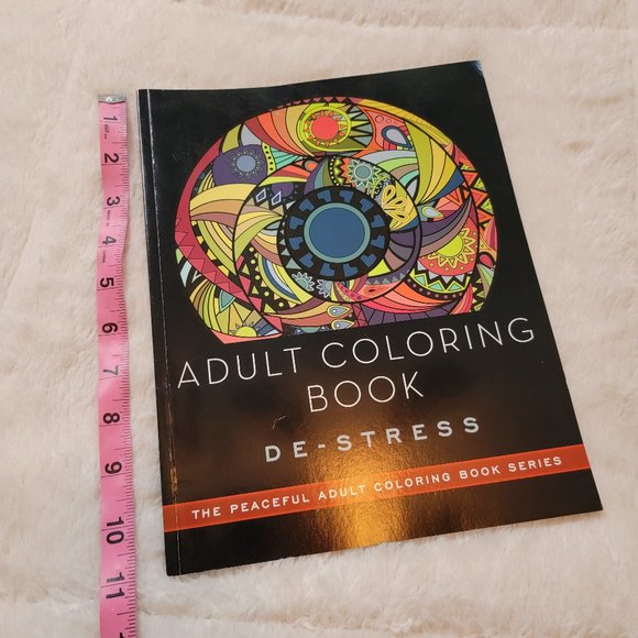 Adult Coloring Book: De-Stress: Adult Coloring Book - Picture 2 of 5